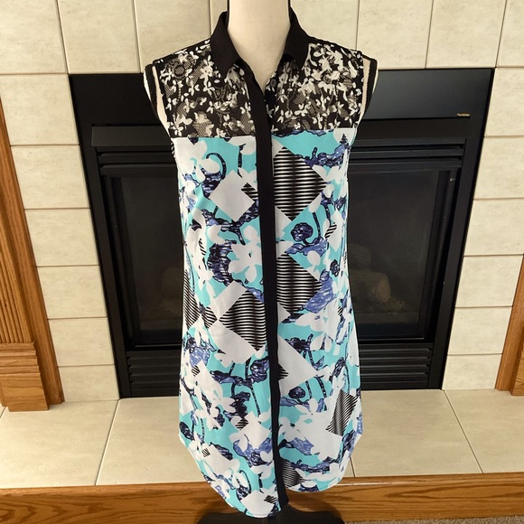 Peter Pilotto For Target Sleeveless Button Down Dress, Women’s Sz S/P - Picture 1 of 7
